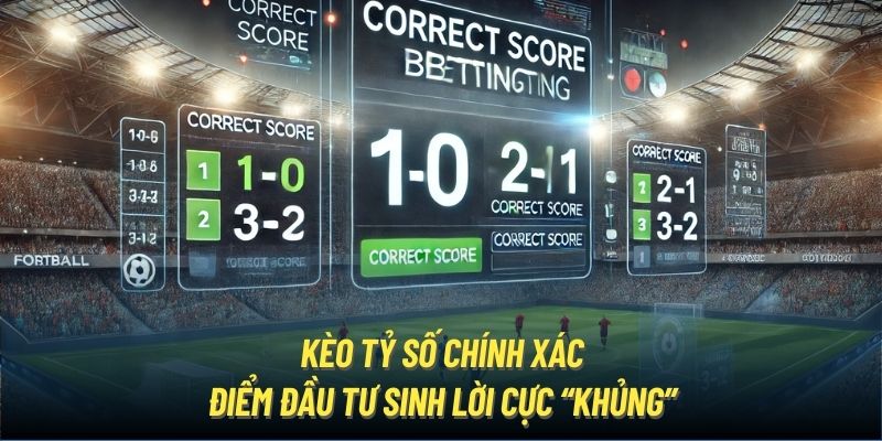 Kèo Tỷ Số Chính Xác | Điểm Đầu Tư Sinh Lời Cực “Khủng”