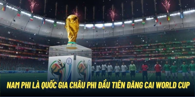 Nam Phi là quốc gia châu Phi đầu tiên đăng cai World Cup